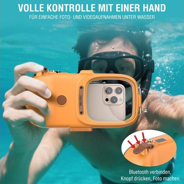 4smarts Wasserdichte Hülle Stark universal 15m Orange