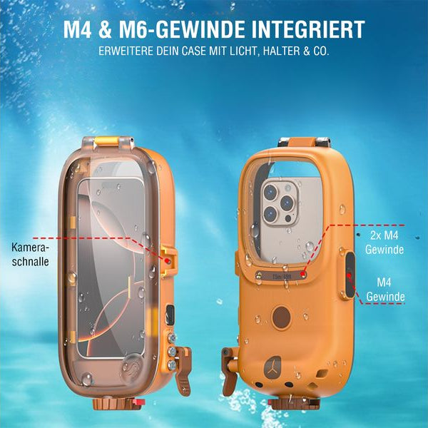 4smarts Wasserdichte Hülle Stark universal 15m Orange