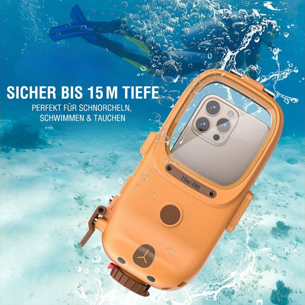 4smarts Wasserdichte Hülle Stark universal 15m Orange