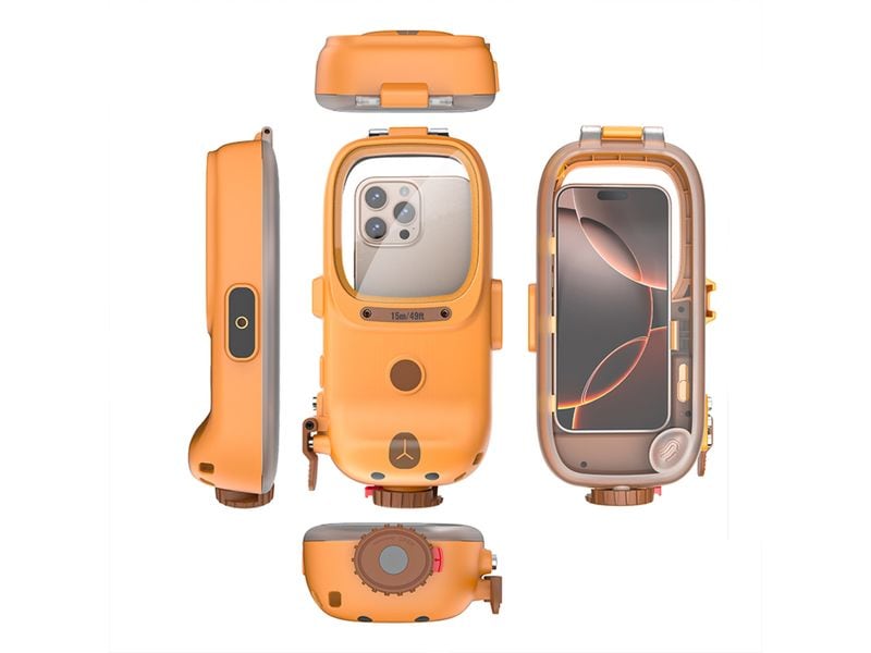 4smarts Wasserdichte Hülle Stark universal 15m Orange