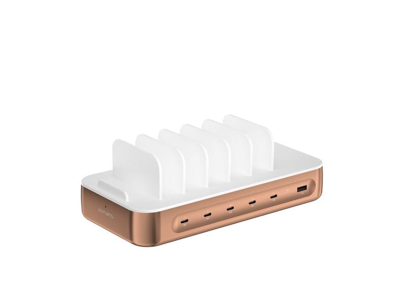 4smarts Ladestation Team 100W 5C/1A inkl. 6 Kabel Kupfer