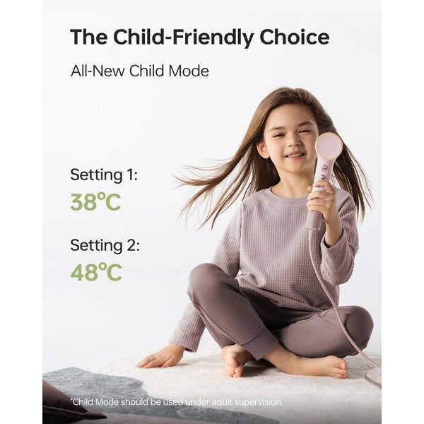 Laifen Haartrockner Mini PNK (1 Aufsatz + 1 Beutel) Pink