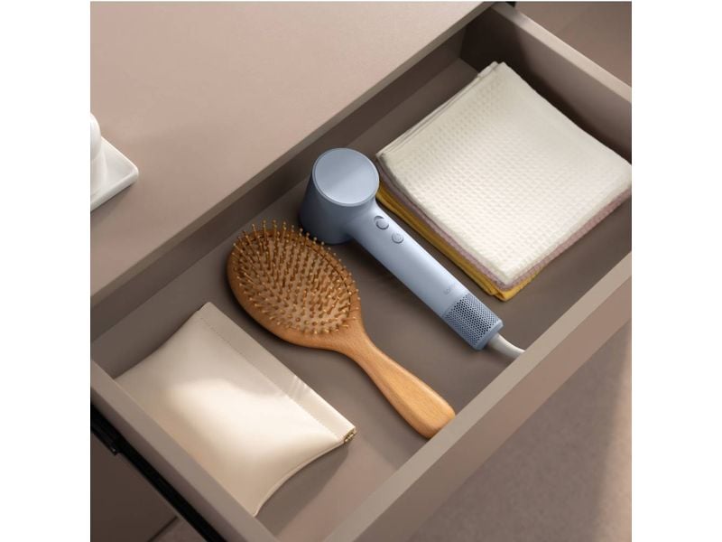 Laifen Haartrockner Mini BLU (1 Aufsatz + 1 Beutel) Blue