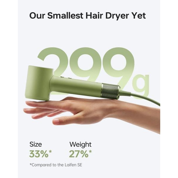 Laifen Haartrockner Mini GRN (1 Aufsatz + 1 Beutel) Green