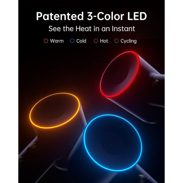 Laifen Haartrockner Swift Premium BLU (2 Aufsätze + 1 Beutel) Blue