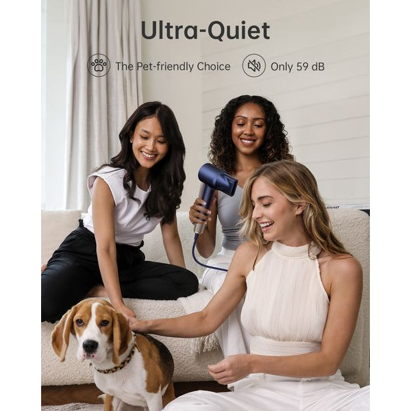 Laifen Haartrockner Swift Premium BLU (2 Aufsätze + 1 Beutel) Blue