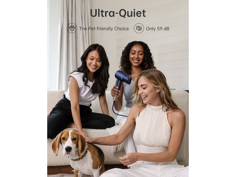 Laifen Haartrockner Swift Premium BLU (2 Aufsätze + 1 Beutel) Blue