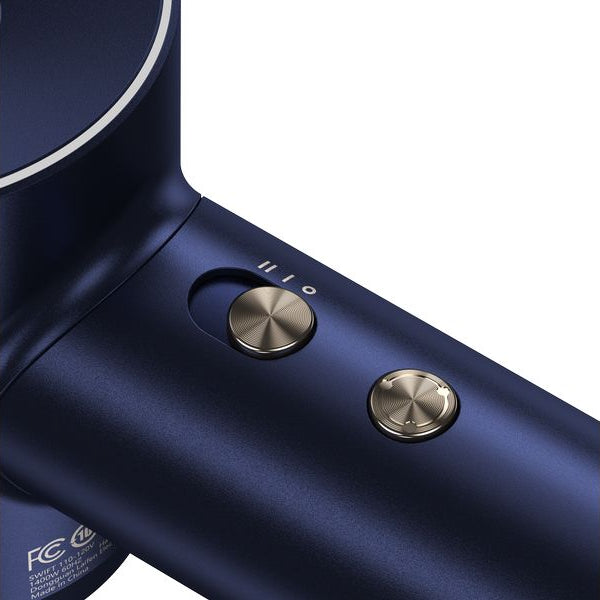 Laifen Haartrockner Swift Premium BLU (2 Aufsätze + 1 Beutel) Blue