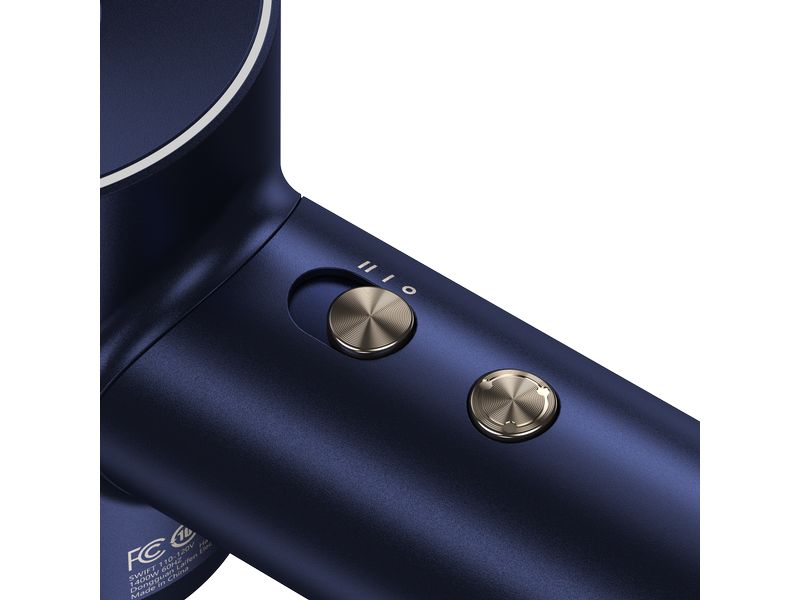 Laifen Haartrockner Swift Premium BLU (2 Aufsätze + 1 Beutel) Blue