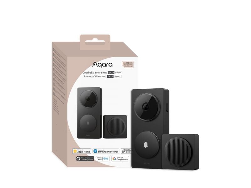 Aqara Türklingel-Kamera-Hub G410 Schwarz 1 Stück