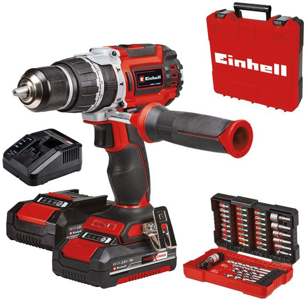 Einhell Professional Akku-Schlagbohrschrauber TP-CD 18/60 Li- i BL +39 2 x 2.0