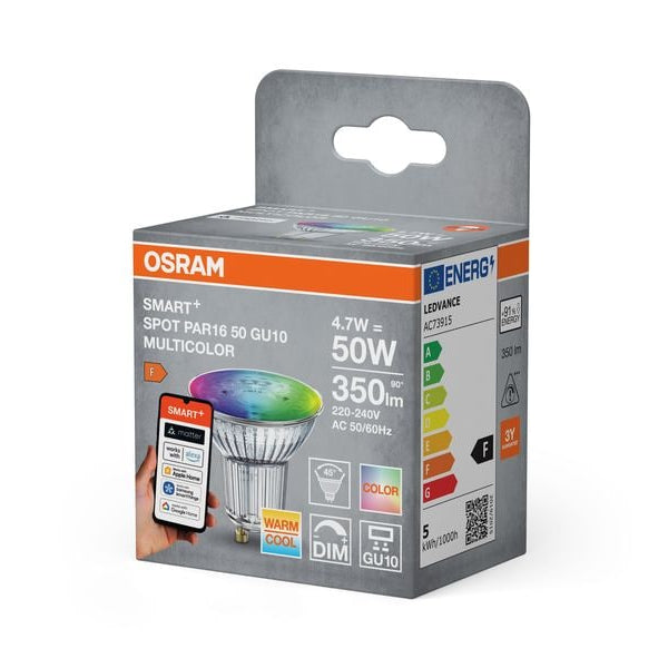 OSRAM Leuchtmittel SMART+ WiFi GU10 RGBW, 1 Stück