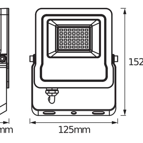 OSRAM Wandleuchte SMART+ dark grey, 20 W, 1600 lm