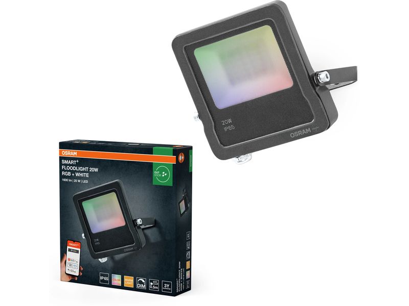OSRAM Wandleuchte SMART+ dark grey, 20 W, 1600 lm