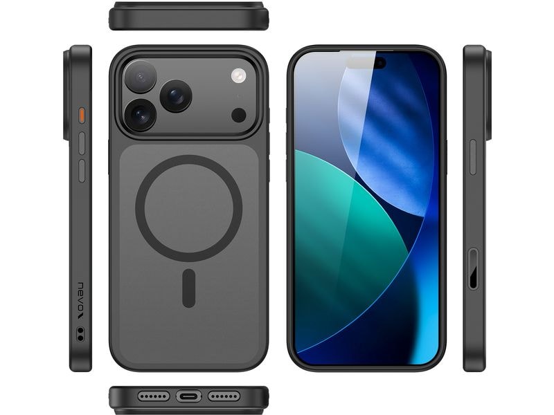 Nevox StyleShell Invisio Magsafe iPhone 17 Pro Black