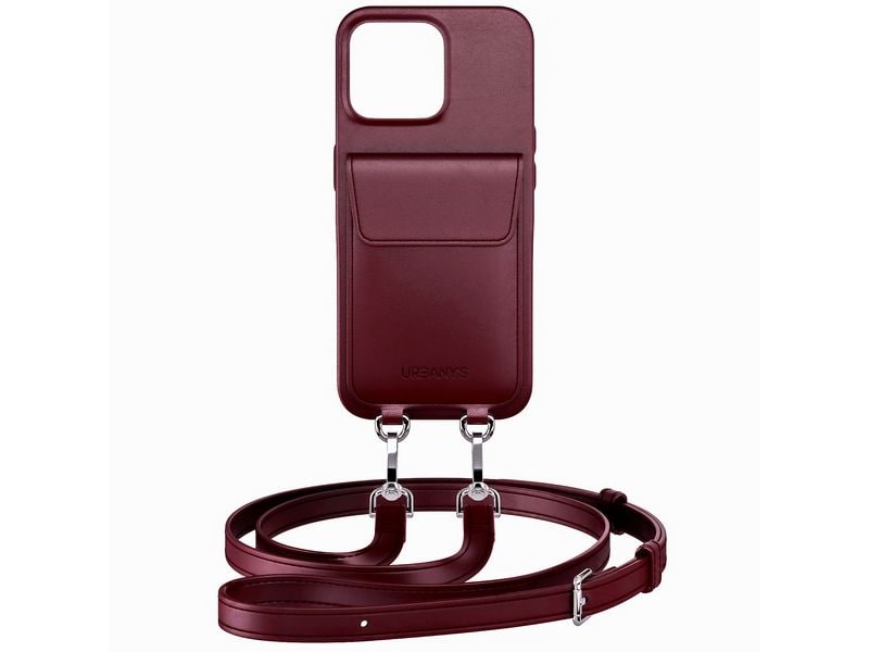 Urbany's Necklace Case Handykette+ RED WINE iPhone 17
