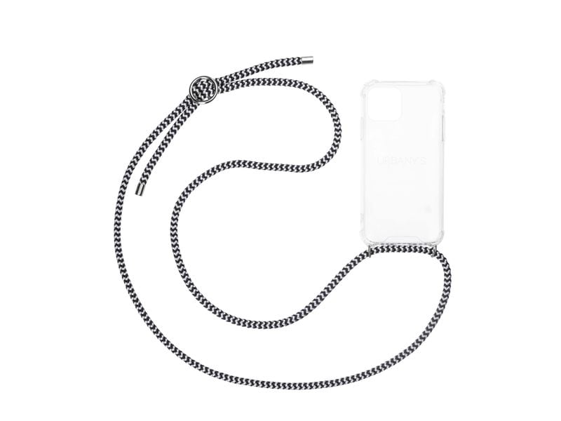 Urbany's Necklace Case HYPNOTIC ZEBRA iPhone 17 Silber Ring