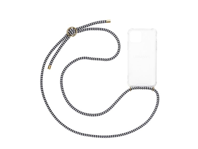 Urbany's Necklace Case HYPNOTIC ZEBRA iPhone 17 Silber Ring