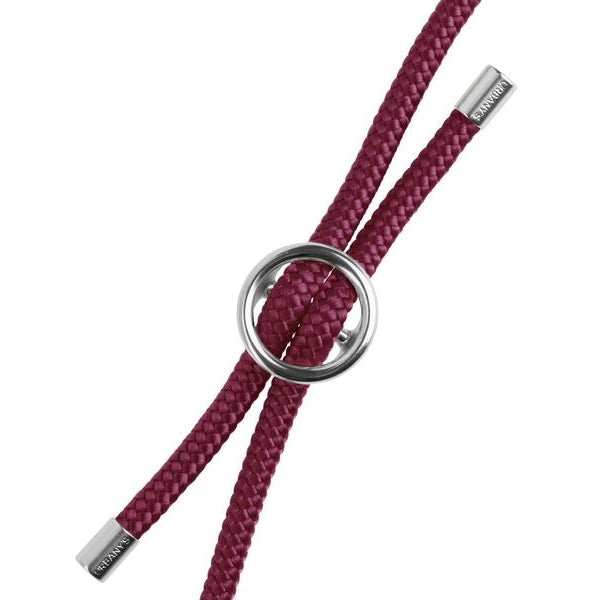 Urbany's Necklace Case RED WINE iPhone 17 Silber Ring