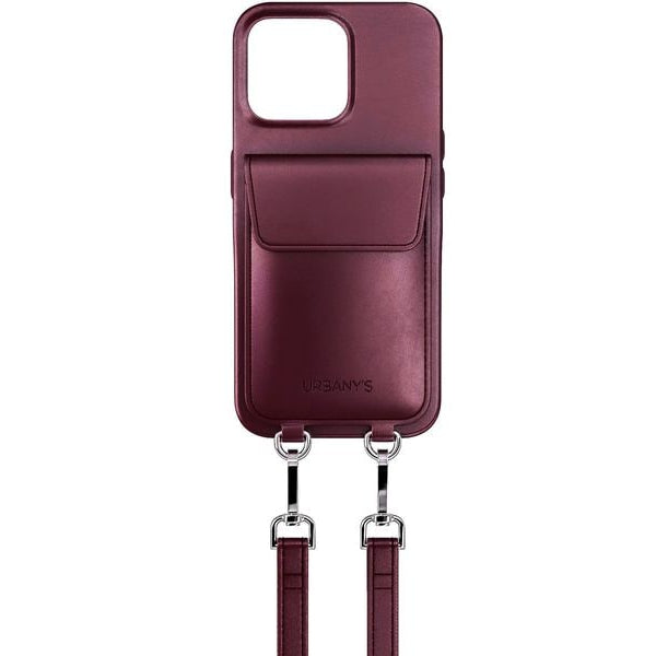 Urbany's Necklace Case Handykette+ RED WINE iPhone 17