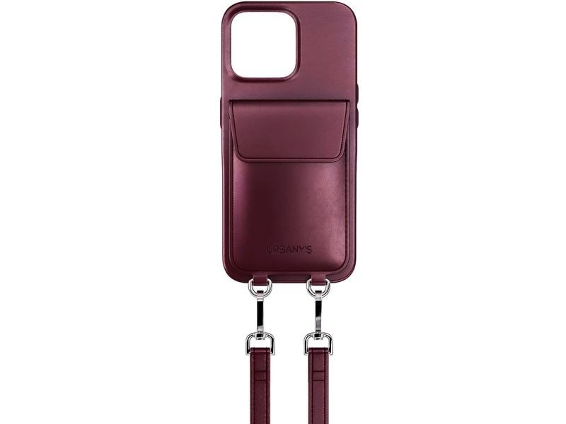 Urbany's Necklace Case Handykette+ RED WINE iPhone 17