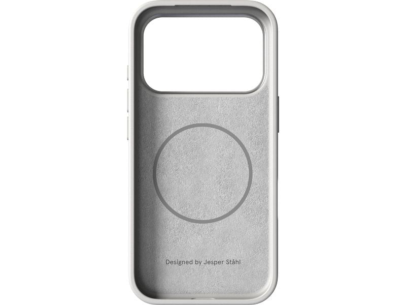 Nudient Back Cover Bold MagSafe iPhone 17 Pro Chalk White