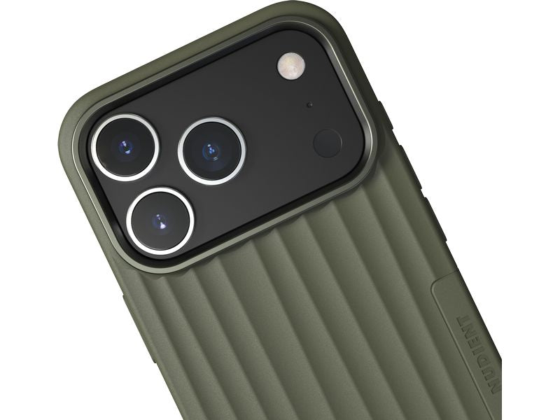 Nudient Back Cover Bold MagSafe iPhone 17 Pro Olive Green