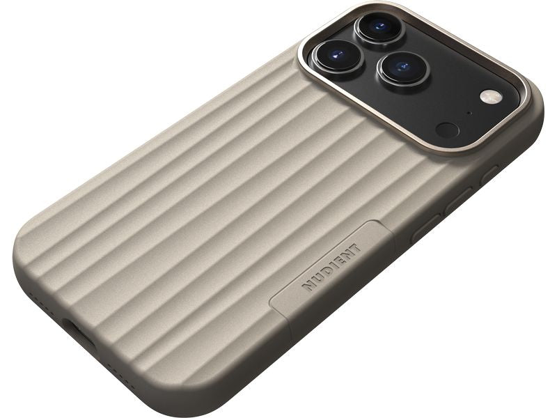 Nudient Back Cover Bold MagSafe iPhone 17 Pro Linen Beige