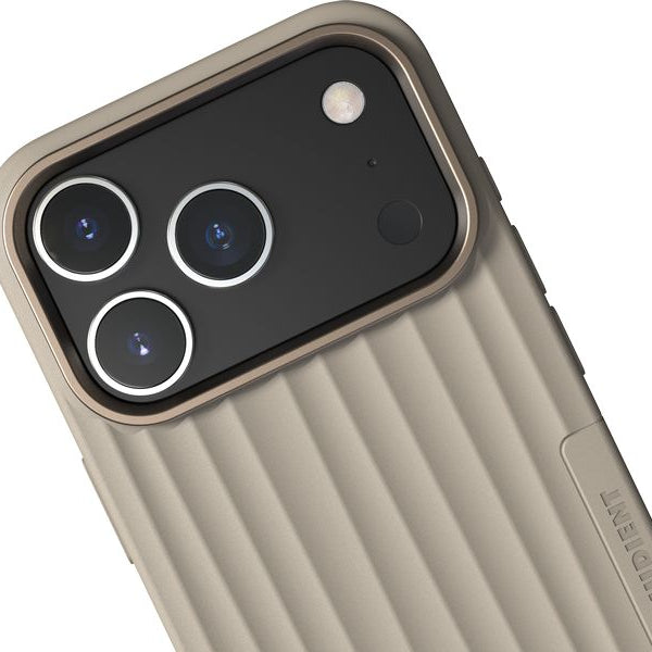 Nudient Back Cover Bold MagSafe iPhone 17 Pro Linen Beige