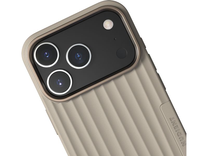 Nudient Back Cover Bold MagSafe iPhone 17 Pro Linen Beige