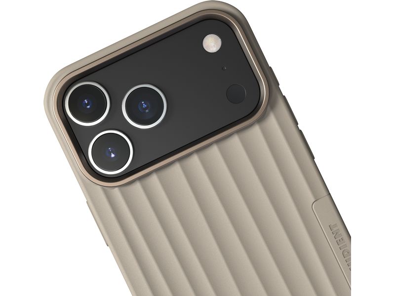 Nudient Back Cover Bold MagSafe iPhone 17 Pro Max Linen Beige