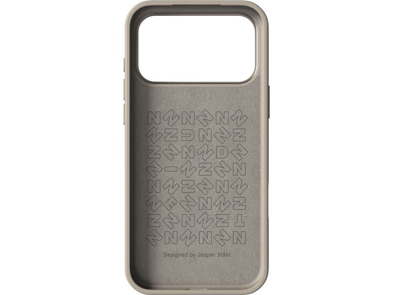 Nudient Back Cover Bold MagSafe iPhone 17 Pro Max Linen Beige