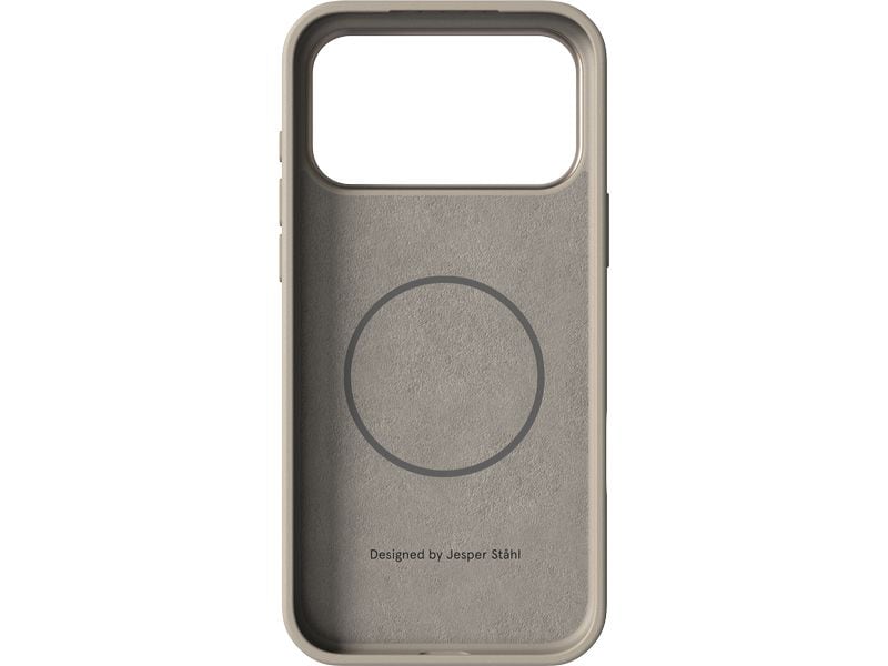 Nudient Back Cover Bold MagSafe iPhone 17 Pro Max Linen Beige