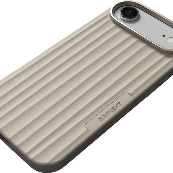 Nudient Back Cover Thin MagSafe iPhone Air Linen Beige