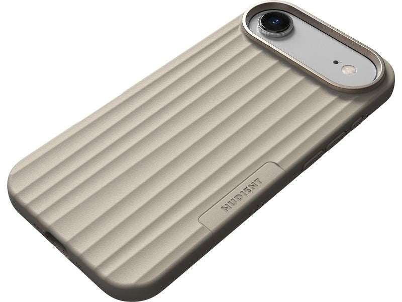 Nudient Back Cover Thin MagSafe iPhone Air Linen Beige