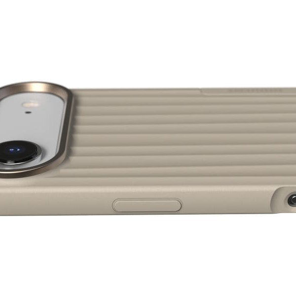 Nudient Back Cover Thin MagSafe iPhone Air Linen Beige