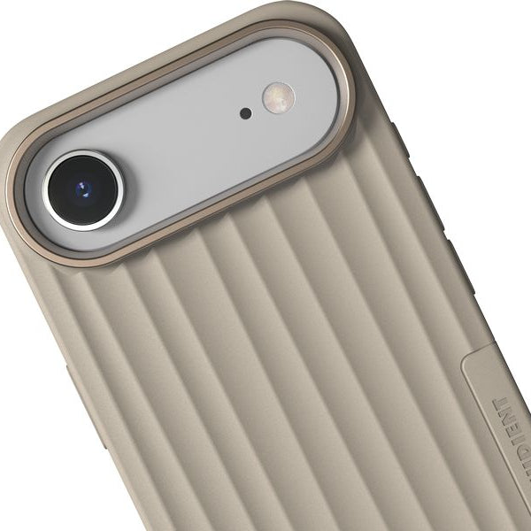 Nudient Back Cover Thin MagSafe iPhone Air Linen Beige