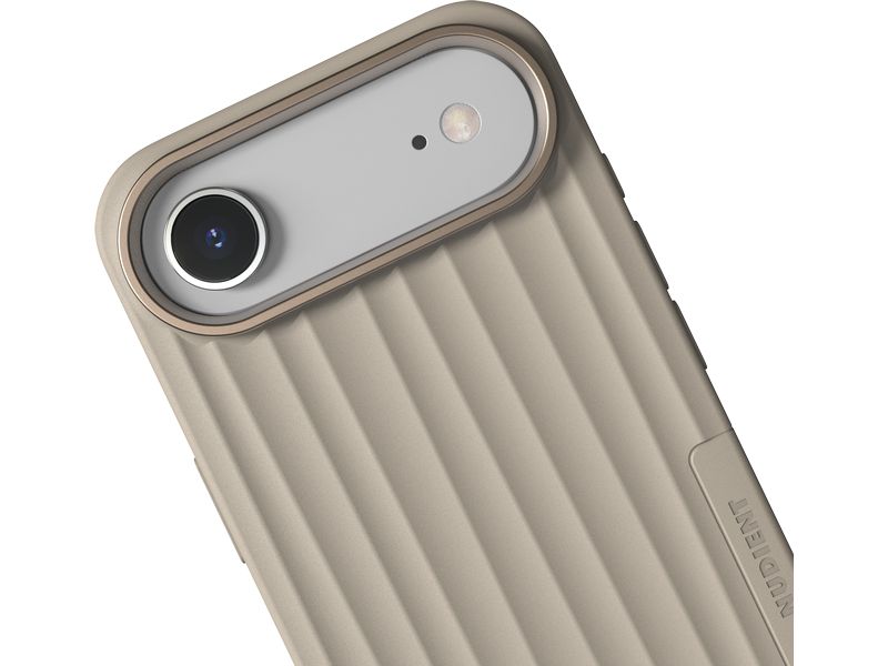 Nudient Back Cover Thin MagSafe iPhone Air Linen Beige