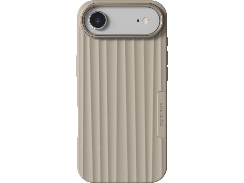 Nudient Back Cover Thin MagSafe iPhone Air Linen Beige