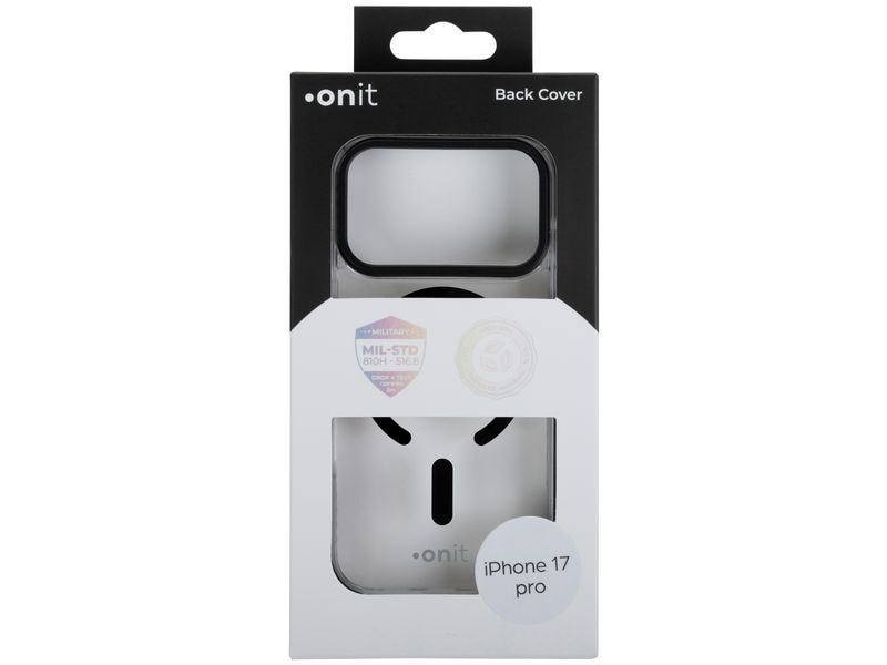 Back Cover Armorix iPhone 17 Pro Schwarz transparent