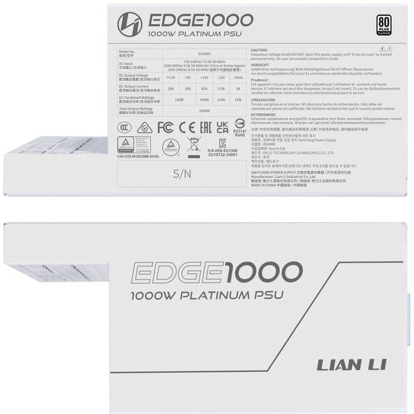 Lian Li Netzteil EDGE EG1000 80 PLUS Platinum 1000 W