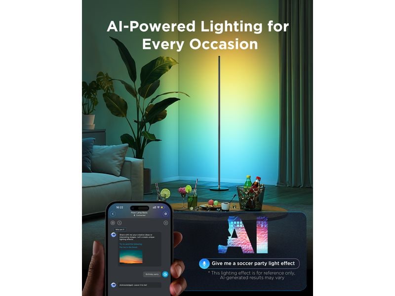 Govee Stehleuchte Govee RGBICW mit Matter