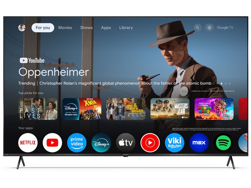 Sharp TV 65HP5465E 65", 3840 x 2160 (Ultra HD 4K), QLED