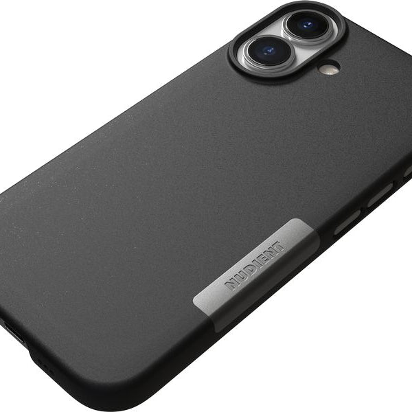 Nudient Back Cover Thin Case MagSafe iPhone 17 Ink Black