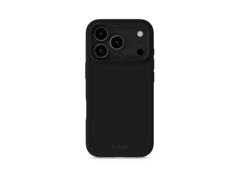Holdit Back Cover Silicone iPhone 17 Pro Schwarz