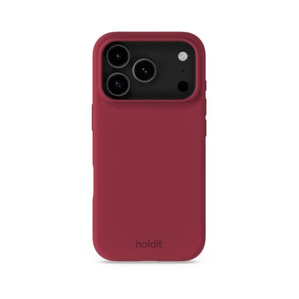 Holdit Back Cover Silicone iPhone 17 Pro Rot