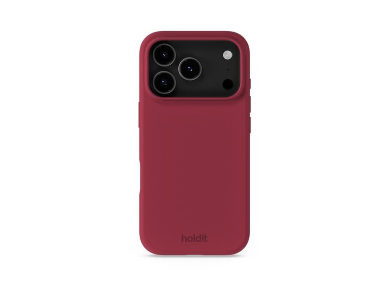 Holdit Back Cover Silicone iPhone 17 Pro Rot