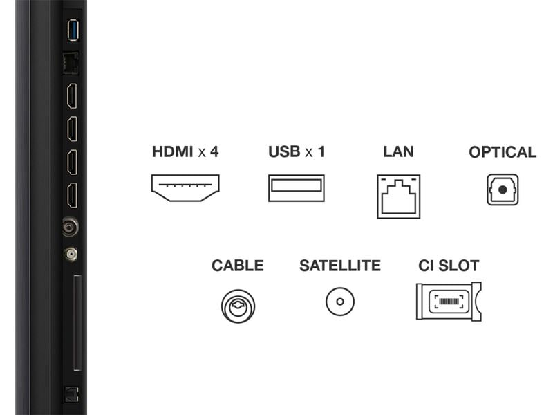 TCL TV 85C7K 85", 3840 x 2160 (Ultra HD 4K), QLED