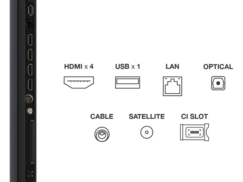 TCL TV 98C7K 98", 3840 x 2160 (Ultra HD 4K), QLED