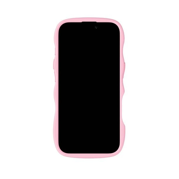 Holdit Back Cover Wavy iPhone 17 Pink/Transparent